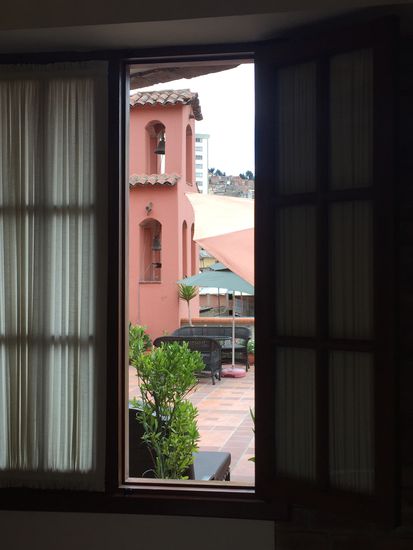 Blick aus unserem Zimmer