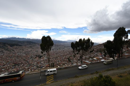 Ein erster Blick auf die riesige Stadt