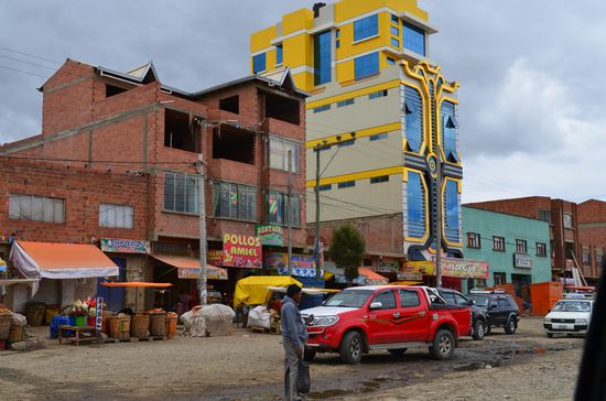 Unterwegs nach Copacabana am Titicacasee