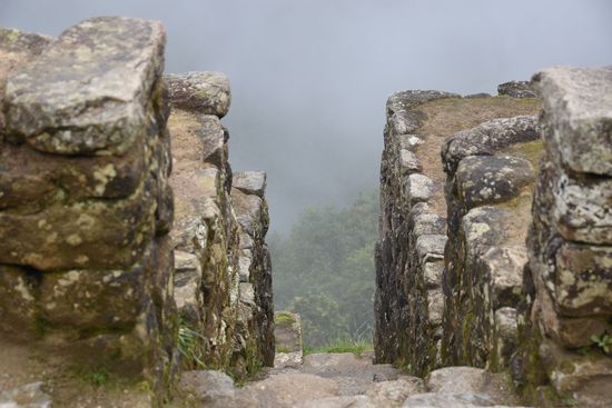 Hier ginge es in die Tiefe . . .