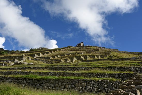 Endlose Stufen nach oben zum Wächterhaus - aber bei Sonnenschein geht alles.
