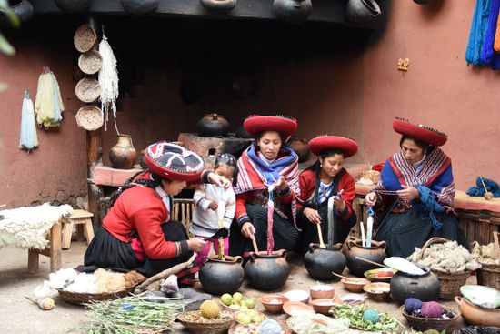 Selbst die Kleinen helfen bereits mit