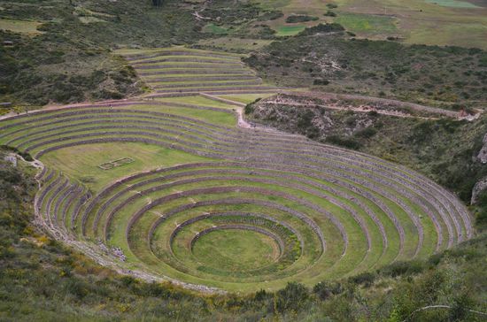 Moray, Jahrhunderte alte Anlage der Inkas