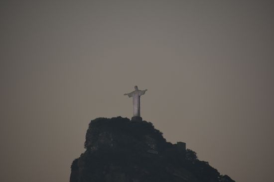 Der Corcovado zu unserer Linken