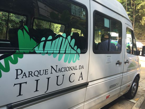 Mit dem Bus die letzten Meter nach oben