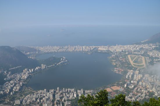 Der Blick auf die andere Seite der Stadt