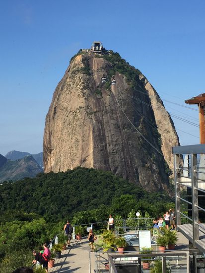 An der Mittelstation - auf dem kleinen Zuckerhut
