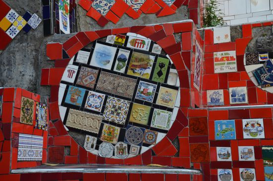 Auch Kacheln aus Deutschland sind dabei