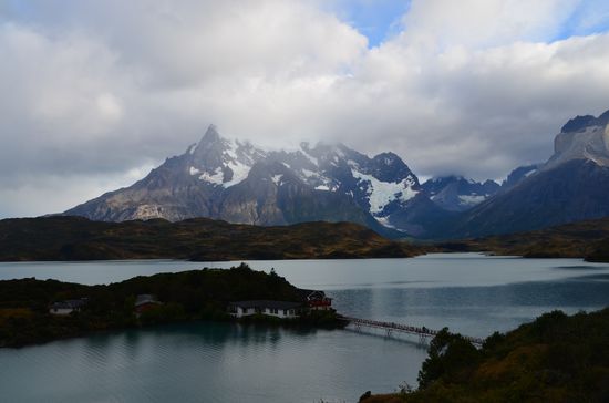 Die Hosteria am See ist die älteste im Park und immer noch ein beliebtes Ziel. Hier natürlich die Aussicht Wahnsinn.