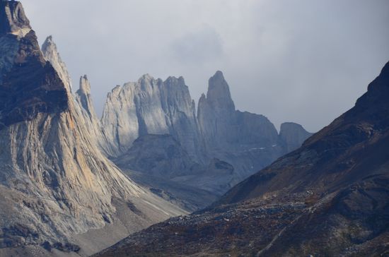 die Torres - Wahrzeichen des Massivs