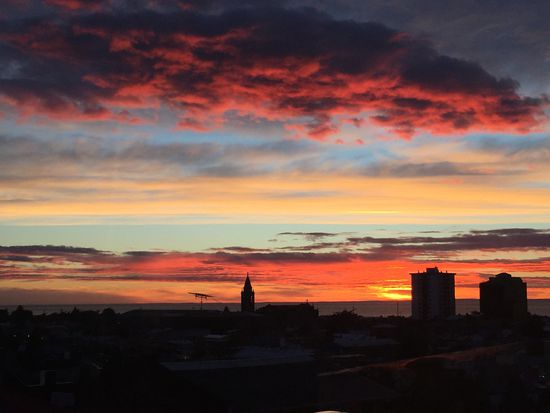 Der Himmel schillert in allen Farben