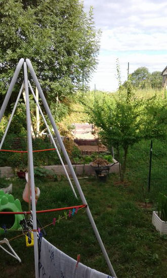 Der Garten hinterm Haus