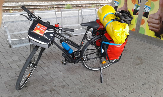 So sah ich in Herford  am Bahnhof aus!!!