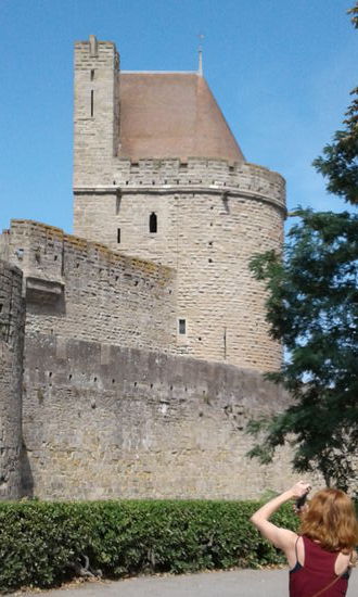 Ein Wehrturm