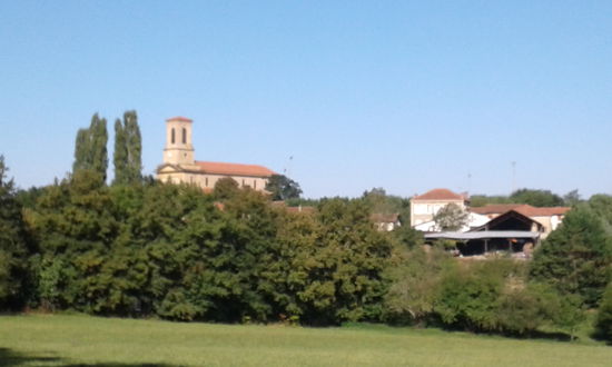 Bild aufs Dorf