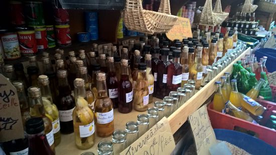 Hier war nun wirklich alles in Rhum eingelegt.
Da war Robert nur ein Waisenknabe
Bisweilen sah es ein wenig ekelig aus!