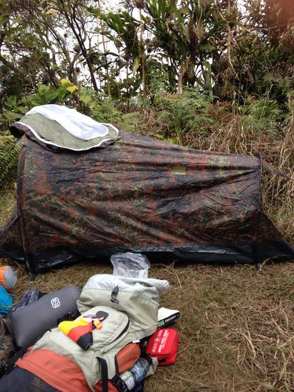 So gingen wir ins Biwak