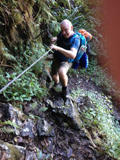 An einigen Stellen hatte der Pfad alpinen Charakter