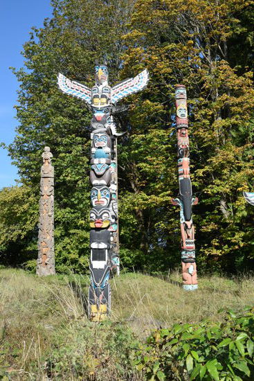 Totempfähle im Stanleypark