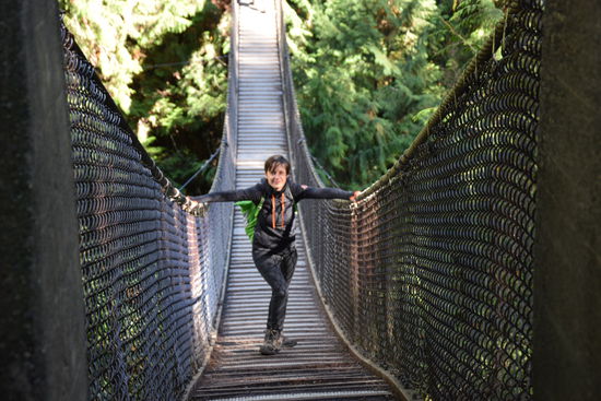 Hängebrücke im Lynn Valley