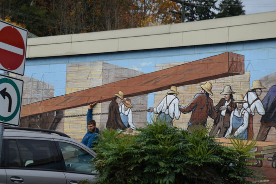 Chemainus die Stadt der Wandgemälde