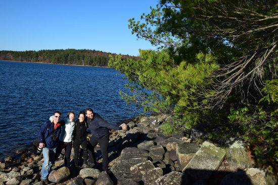 Ein schöner Spaziergang am See mit Pam und Bryan