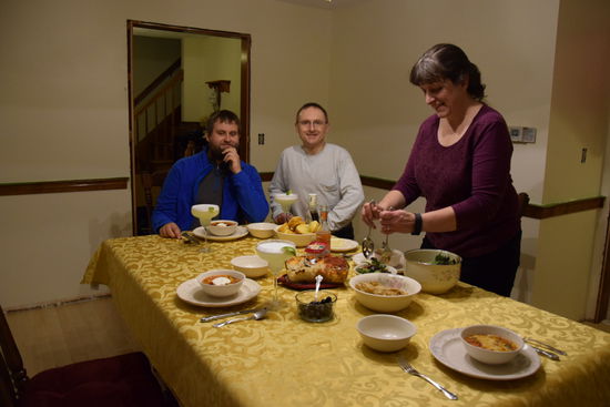Wir wurden so gut versorgt. Magaritas und mexikanisches Essen