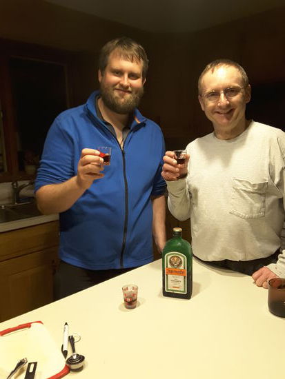 Abschiedsjägermeister mit Bob