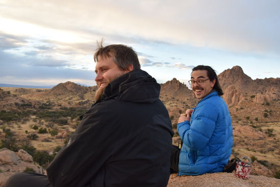 Rotwein mit Noah in Cochise