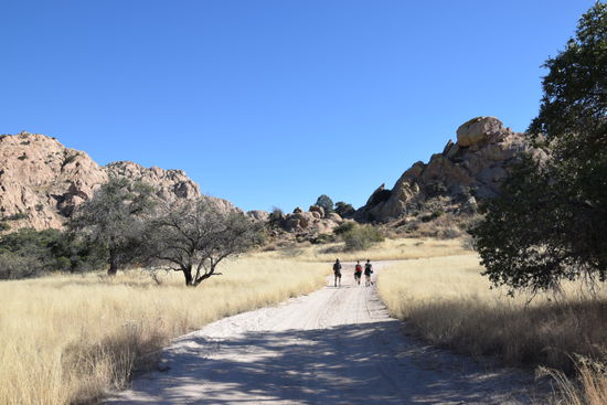 Auf dem Weg zum Klettern
