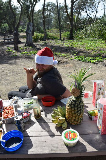 Weihnachten mit Ananas statt Weihnachtsbaum