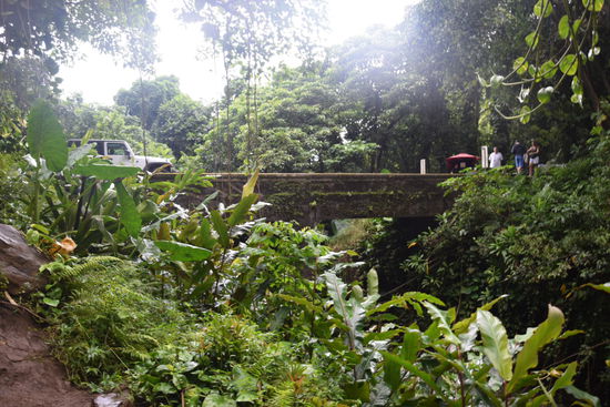 Eine der vielen Brücken nach Hana