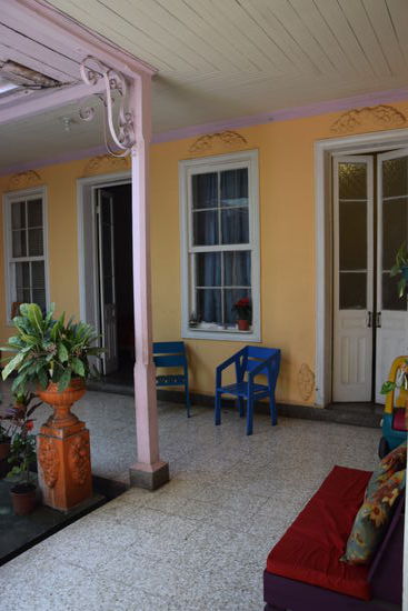 Unser Zimmer von außen