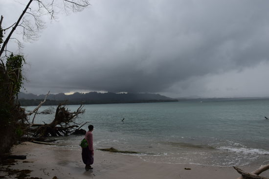 Auch in der Karibik regnets mal