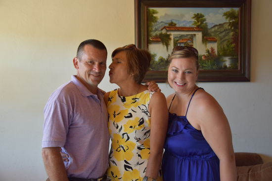 Roberto, Ana und Megan ( ein weiterer Gast)