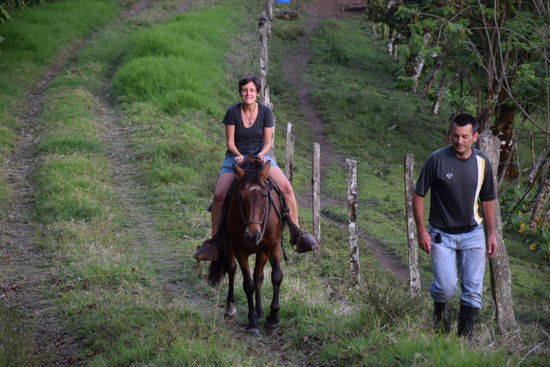 Ich reite zum ersten Mal