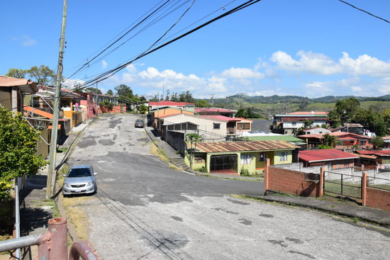 Blick aus unserer Unterkunft in Tilaran