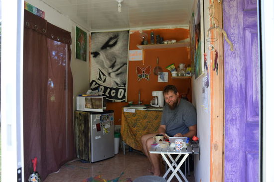 Unsere   Künstlerunterkunft in La Fortuna