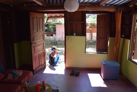 Tagsüber wars in unserem Häuschen ganz nett