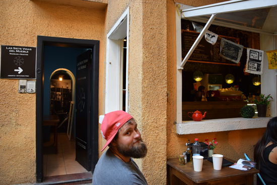 Bei dem leckeren Veggieimbiss