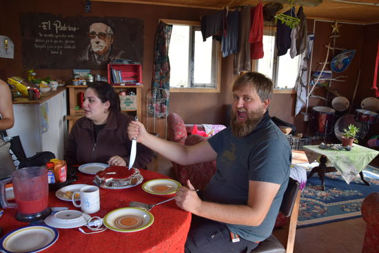 Rahan hat für mich einen leckeren Geburtstagskuchen gebacken