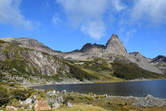 Es gab viele schöne Seen zum Zelten