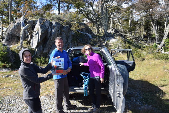 Cristina und Victor haben wir auf der Wanderung kennengelernt. Sie haben uns auf einen Ausflug mitgenommen