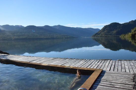 Das Thermalbad kurz vor Puyuhuapi