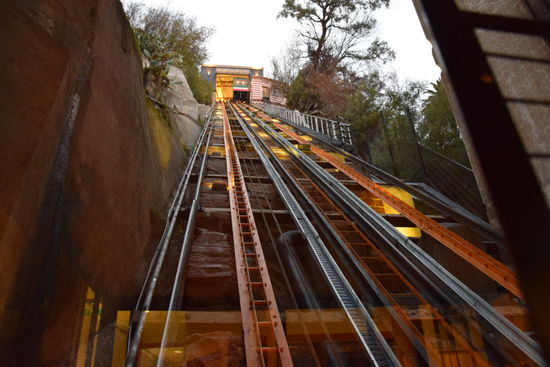 Hat man keine Lust mehr zu laufen, kann man die Standseilbahnen nehmen