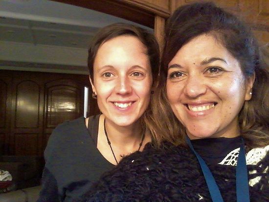 Meine Spanischlehrerin Ana und ich