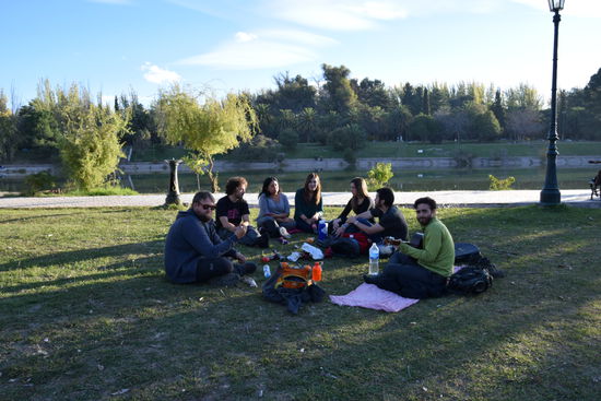 Picknick mit Couchsurfern