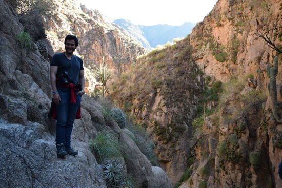 Die Wandertour zu den sieben Wasserfällen. Mir war das etwas zu krass