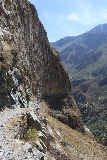 Die Sonne brannte und der Ausblick war einfach der Hammer