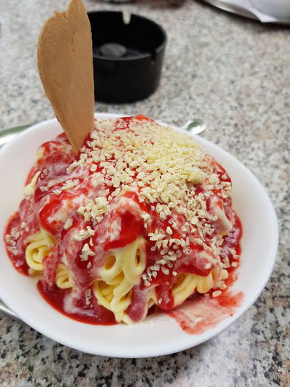 Diese Eisspezialität haben wir auf dem amerikanischen Kontinent sehr vermisst